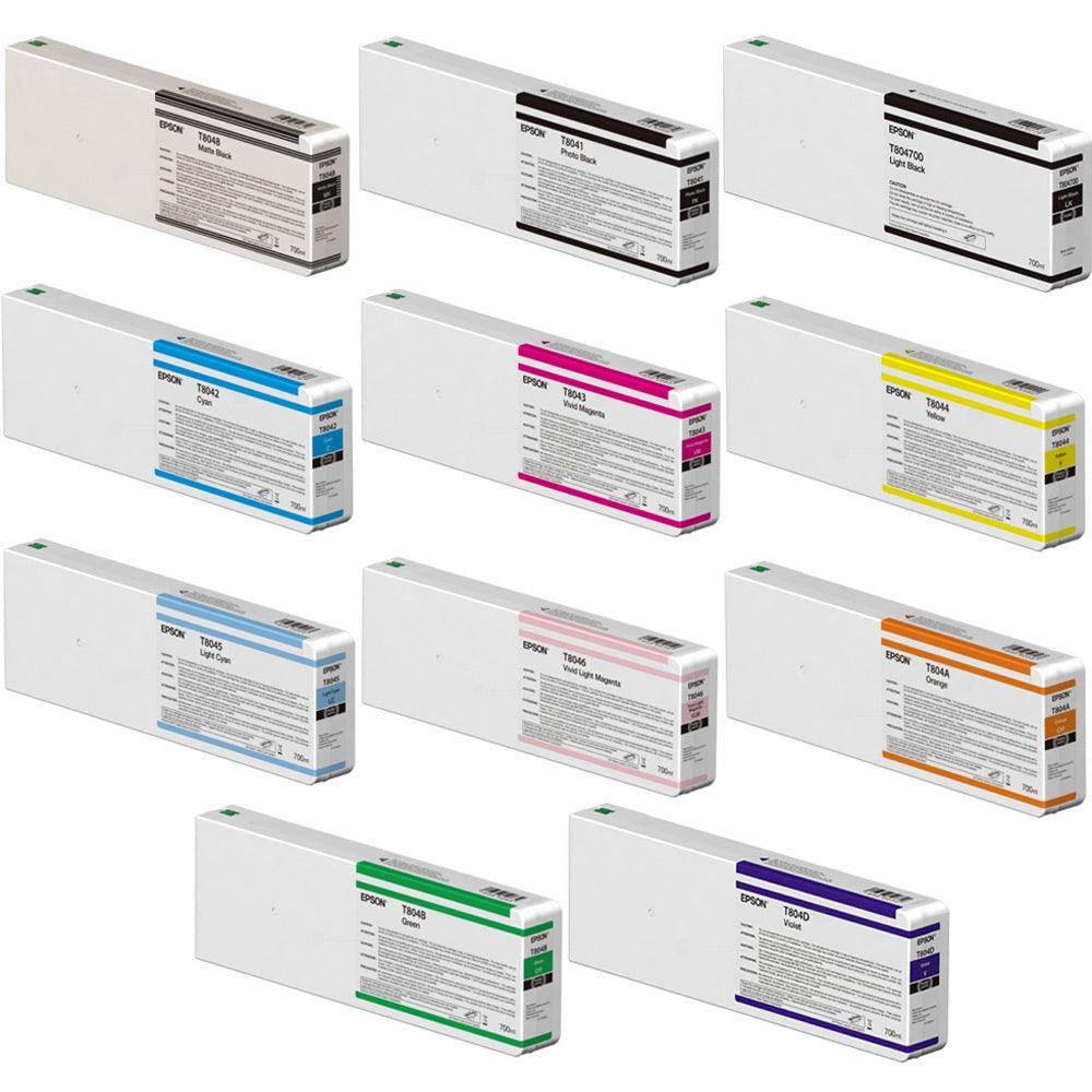 Epson C13T804 11x Ink Cartridges 700ml Multipack-PCR Business Solutions Ltd